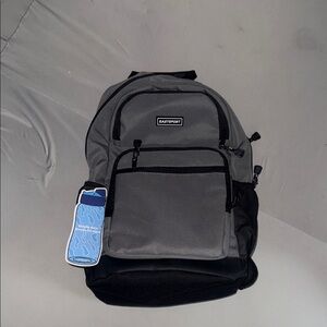 Eastsport Gray & Black Men's Backpack - Daily Commuter